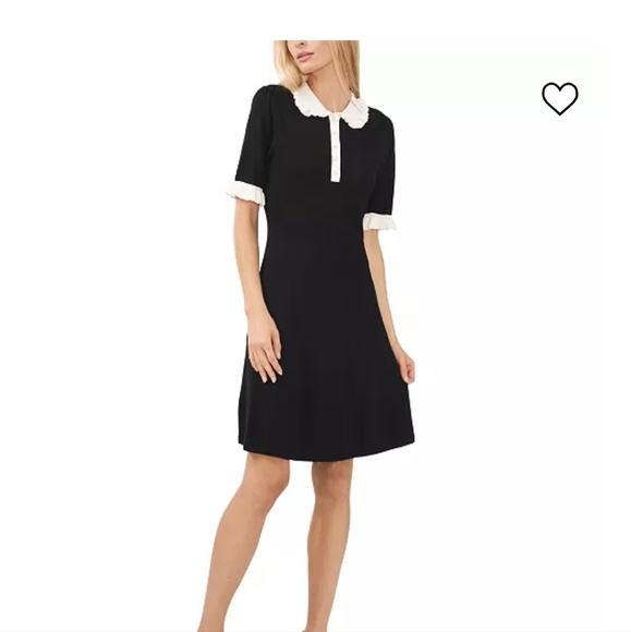 CeCe Women's Cotton Short-Sleeve Polo Dress - Picture 5 of 7